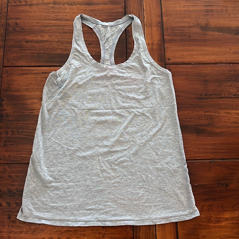 Gray Lululemon Racerback Tank Top Size 6